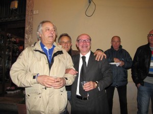 Il Sindaco Dott. Alessandro Portaro con Enrico Munafò il giorno dell'inaugurazione